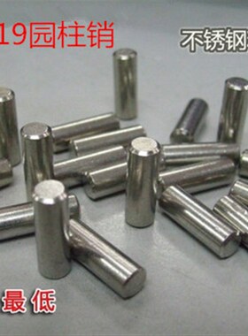304不锈钢圆柱销 GB119定位销  销钉 插销 销子3*20/100只份