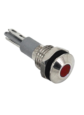 金属防水指示灯电源讯号灯焊接脚汽车改装LED展示灯 6V12V24V220V