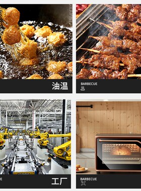 特安斯红外线测温仪工业高精度温度仪水温油温商用厨房烘焙测温枪