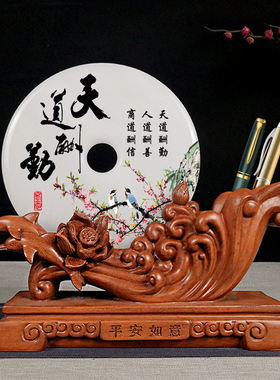 笔筒摆件毕业季送老师高档周年庆礼品送领导荣休礼物定制退休纪念