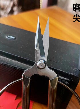 手工剪纸磨尖剪刀 尖头窗花剪刀 龙凤雕刻合金剪刀 民间剪纸剪刀