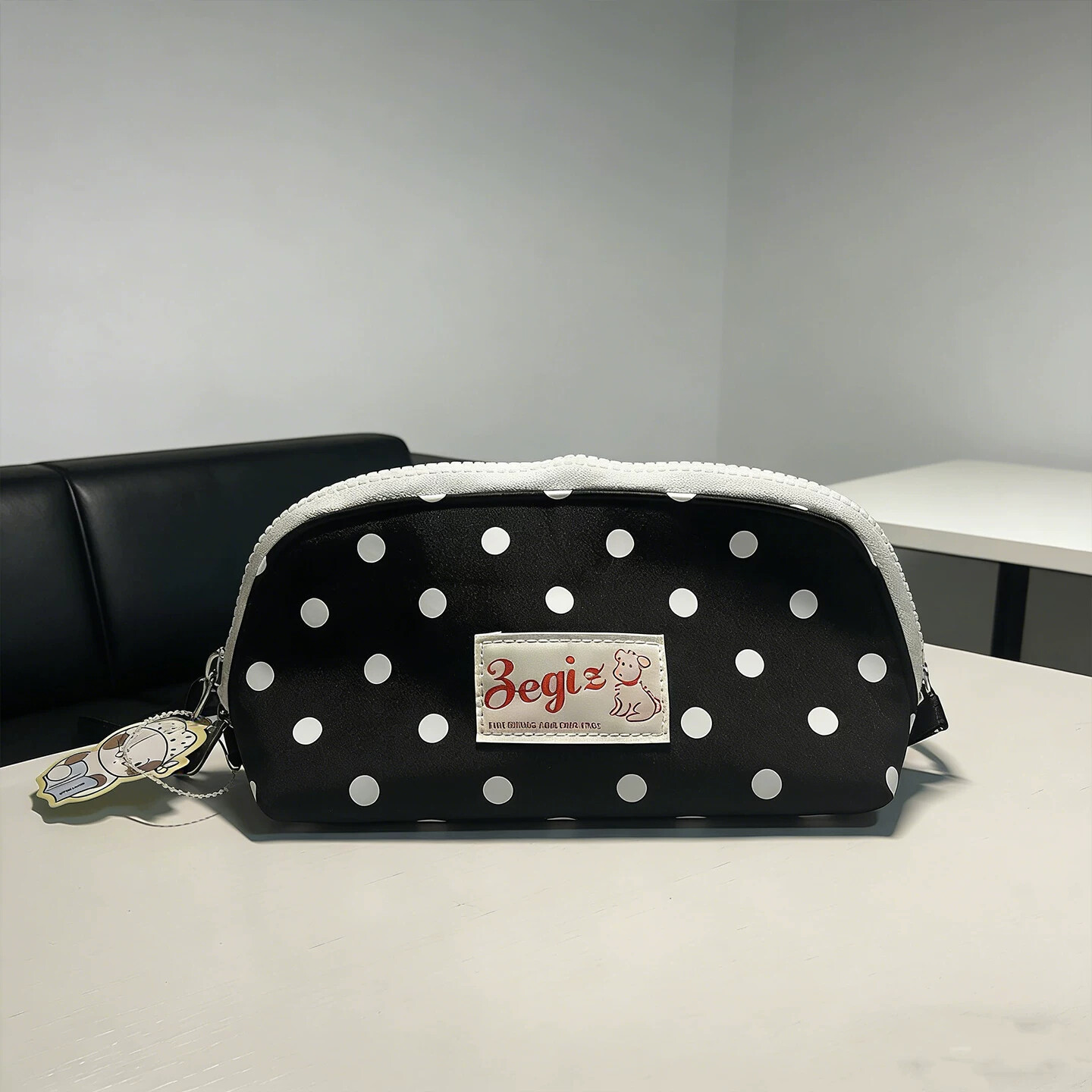 Ins storm point pencil bag new style gift for friends large capacity student school stationery storage and organization pencil bag
