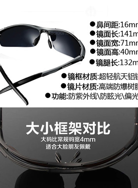 偏光近视太阳镜男士墨镜驾驶钓鱼眼睛度数眼镜司机夜视镜开车专用
