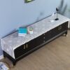 Lace coffee table cloth rectangular dust-proof cover cloth home cloth simple style plain color chrysanthemum tablecloth