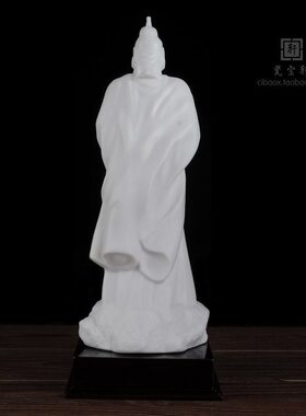 郑成功 白瓷雕像 南安城雕款式郑成功英雄人物陶瓷瓷塑工艺摆件