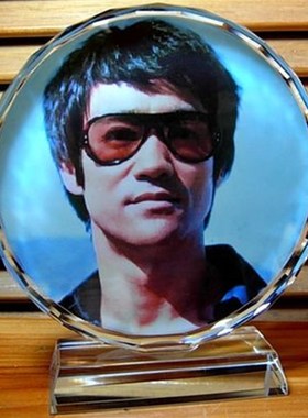 李小龙摆设公仔玩偶礼物纪念品礼品工艺品武术家人偶模型水晶摆件