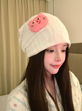 月子帽夏薄款大头围睡帽女款孕妇纯棉产妇帽子a类四季款堆堆冷帽