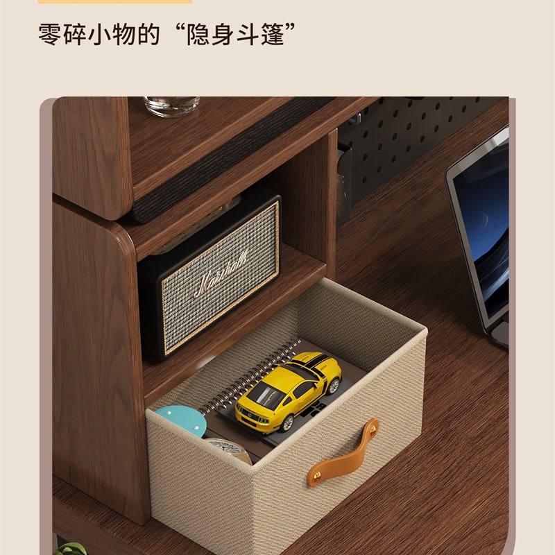 Desktop hole board storage rack table bookshelf household simple storage shelf office vertical multi-layer small bookcase