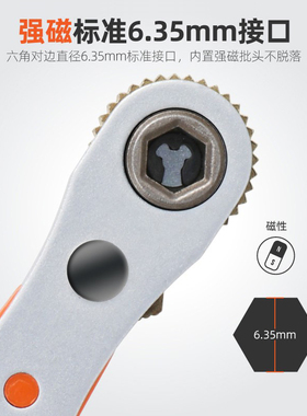 正反转棘轮螺丝刀直角拐弯器弯头磁性扳手组套十字一字短批头套装