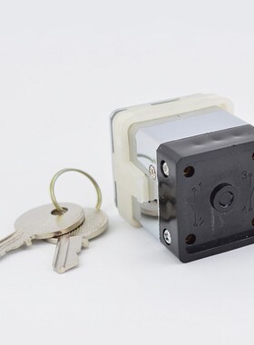 电梯配件 锁梯锁 LSL-1DS电源锁 基站锁 电锁开关 方形30*30