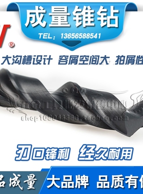 正宗成量锥柄麻花钻头/锥钻/斜柄钻22.1 22.2 22.3 22.4 22.5mm