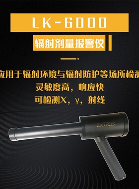 LK6000型X-Y辐射剂量率仪便携式射线检测仪工程剂报警监测仪伽马