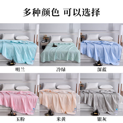 港猫香港2026夏季凉被空调被芯可机洗凉感艾草冰丝单人双人床免套