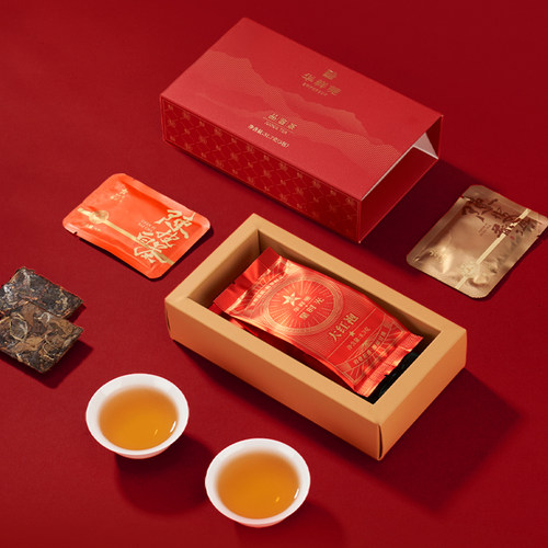 【5口味品鉴装】华祥苑茶叶 大红袍正山小种 铁观音 陈皮白茶普洱 - 图3