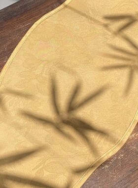 惊蛰 织锦茶席新中式禅意复古桌旗茶桌隔热海棠垫茶托茶道配件