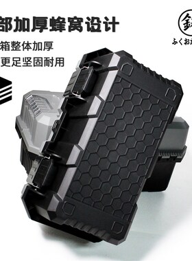 福冈工具箱电工维修收纳盒工业级工具盒收纳箱大号手提式加厚五金