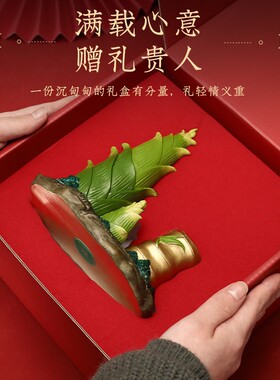 北将黄铜节节高升乔迁送领导摆件