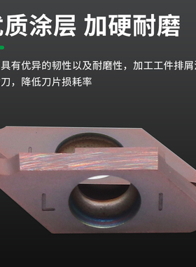 走心机切槽切断刀片CTP/CTPA不锈钢钢件通用斜口小零件割槽刀粒
