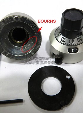进口美国BOURNS刻度盘数字旋钮 H-22-6A 配圈电位器如3590S 534等