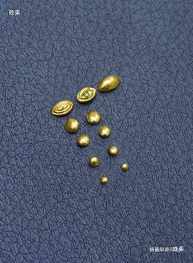 核桃钉999足金4k纯眼凤眼文玩星月菩提堵孔2封底镶嵌详情