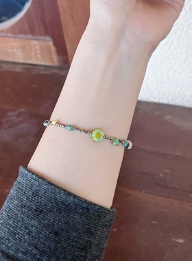 手链女中古风手绳送生日礼物