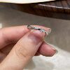 Moebius Endless Love Moissanite Ring 925 Silver as a Gift for Your Girlfriend Versatile Daily Commuting Stacking Ring