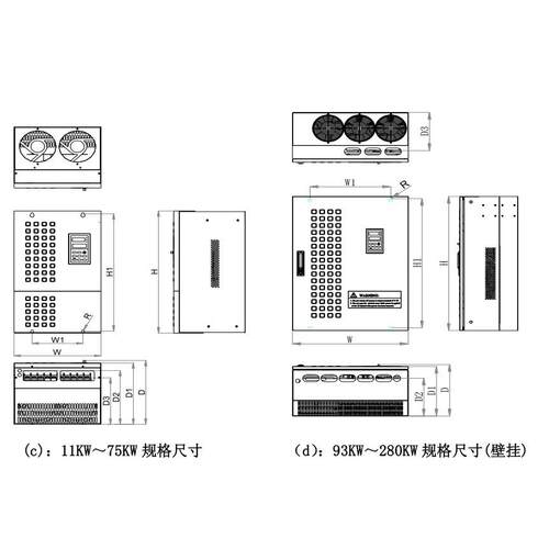 易驱变频器 CV3100-4T0110M/4T0150FP (B) 16C 11/15KW 380V - 图3