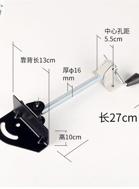355型材切割机配件切割机快速丝杆螺母总成 夹具夹板工件夹持锁紧