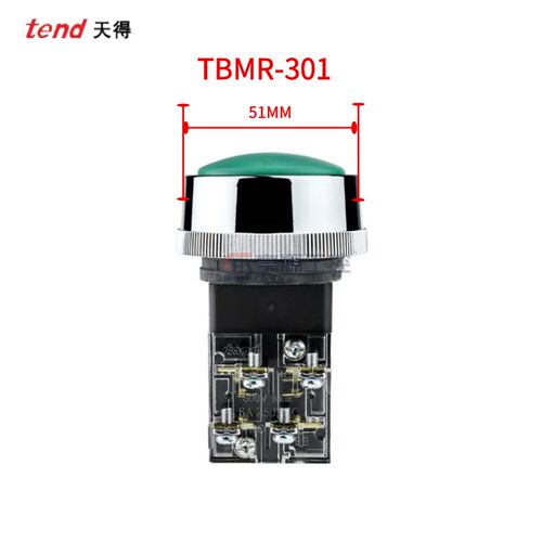 tend台湾天得大头按钮TBMR-301-G/R TBDR-301-G特大头一开一闭 - 图3
