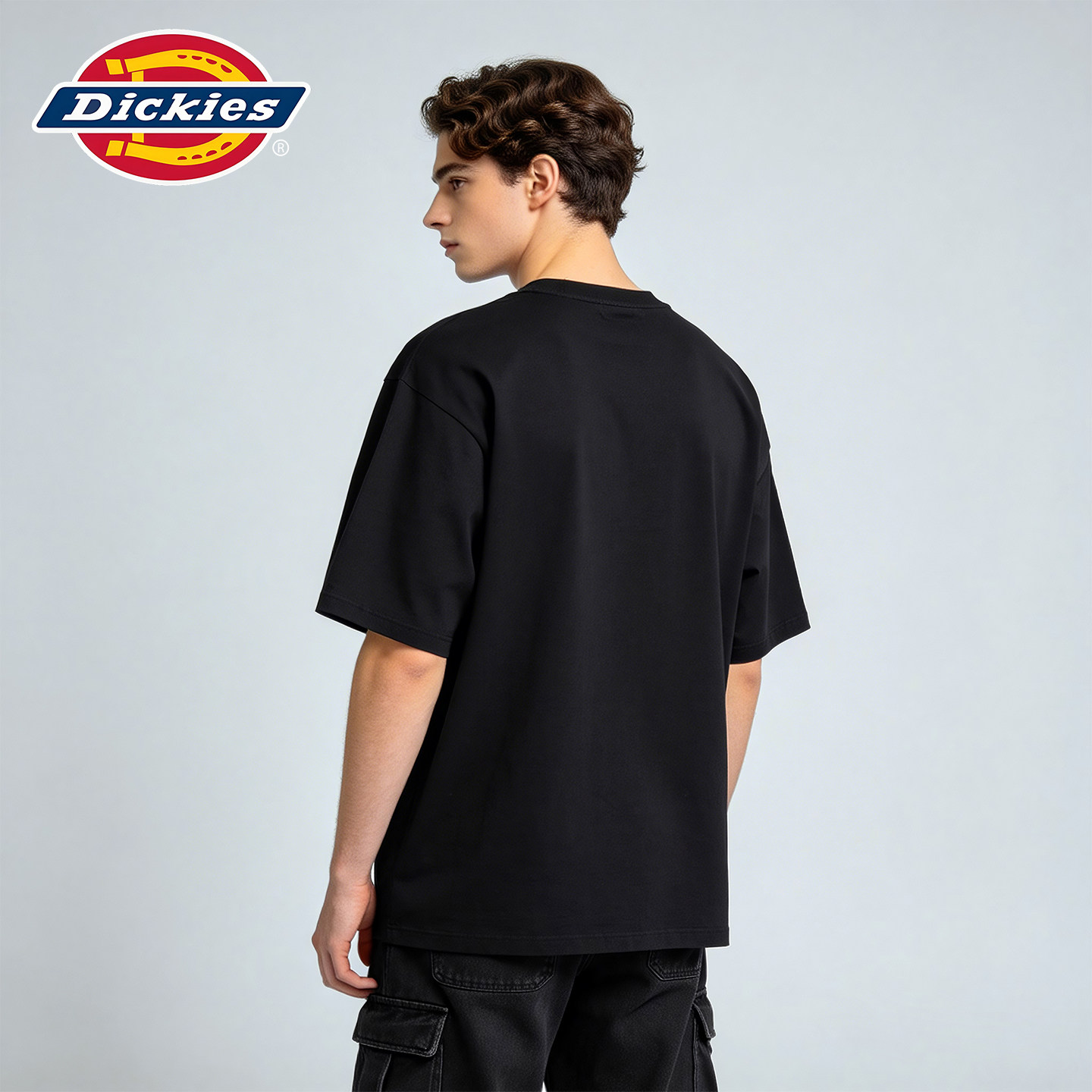 Dickies藏青色短袖T恤男夏季凉感重磅美式宽松休闲百搭上衣情侣款