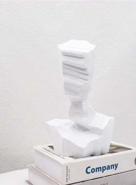 摆件人物现代简约装饰样板抽象客厅创意品家M居软装艺术树脂饰品