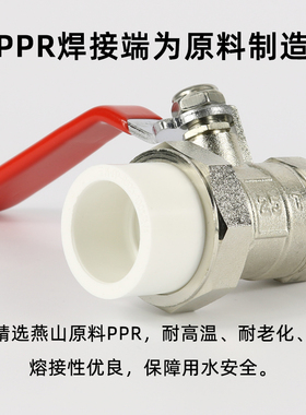 全铜PPR内丝活接球阀20四分4分25六分6分32一寸PE PB内牙热熔阀门
