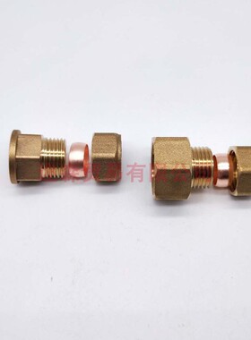 太阳能平板内丝铜管接头4分6分水管铜管内牙卡套配件自来水管接头