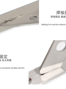 不锈钢三角架墙上置物架支架托架铁壁挂隔层板固定直角支撑三脚架