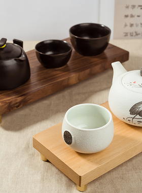 黑胡桃实木底座托摆件工艺品瓶佛像茶具长方圆形奇玉石头展示支架