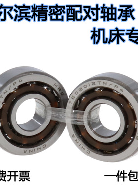 哈尔滨HRB精密轴承7201/7202/7203/7204/7205ACTA/P5DBA P4配对