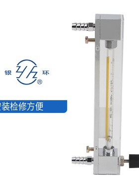银环LZB-2/4/6/10玻璃转子流量计浮子气体液体防腐不锈钢余姚Lm