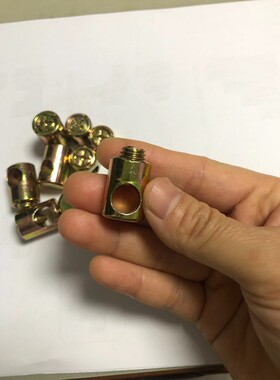 家具五金锥形螺丝大床配件螺丝横孔锤头螺母桌连接件拆组装螺母