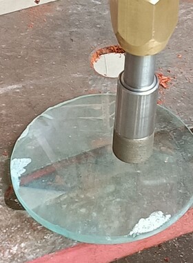 烧结金刚石开孔器打孔器全砂玻璃钻头10mm直柄瓷砖玉石打孔不崩边