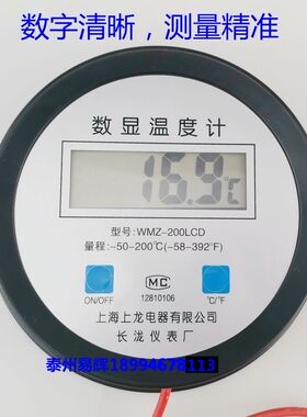 海水养殖 测水温电子温度表 测温表 防水温度表 浴池鱼池温度计