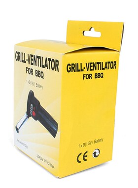 户外电动鼓风机 BBQ迷你便携吹风机烧烤用具助燃野营用品生火工具