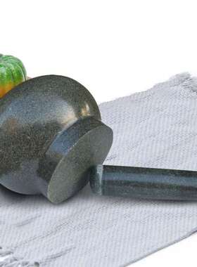 复古怀旧风格青石石臼 大号研磨工具适用于蒜泥压蒜 惠安石雕手工