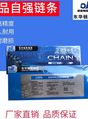 杭州东华自强传动链条单双排传动链条06B--48B工业传动链条