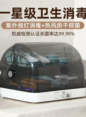 商用餐具消毒机筷子专用汤勺子调料小碗碟收纳盒带盖防尘虫多功能
