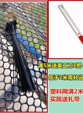 阳台防护网防掉东西防猫网隔离封窗网隐形塑料网格安全家用防坠落