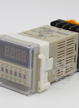数显时间继电器DH48S-S AC220V 循环控制时间延时器 工业电气配件