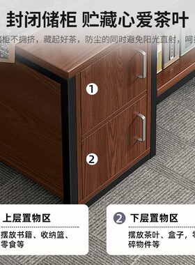 茶几客厅家用简约现代办公室泡茶桌子小户型小茶台茶桌烧水壶一体