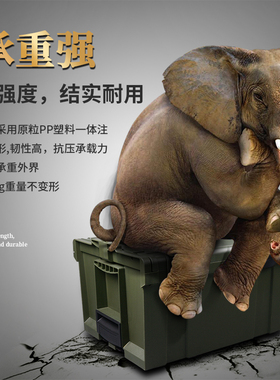 MARIC防护箱手提塑料五金车载收纳家用防摔电钻组合堆叠工具箱