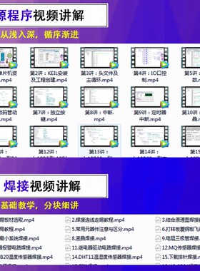 基於51单晶片热敏电阻恒温箱设计开发板DIY智能温度控制系统套件