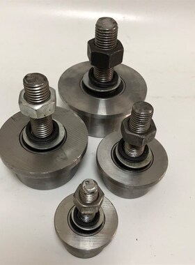 T型单侧轨道轮升降机货梯专用槽钢轮尼龙带锥度8号10号槽钢滑轮